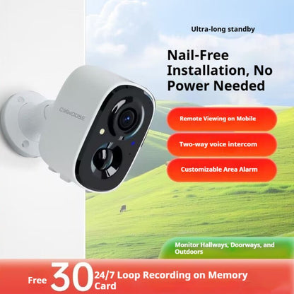 Caméra de surveillance WiFi sans fil BC22. Vision nocturne couleur HD, sécurité intelligente - Gadgets - shop