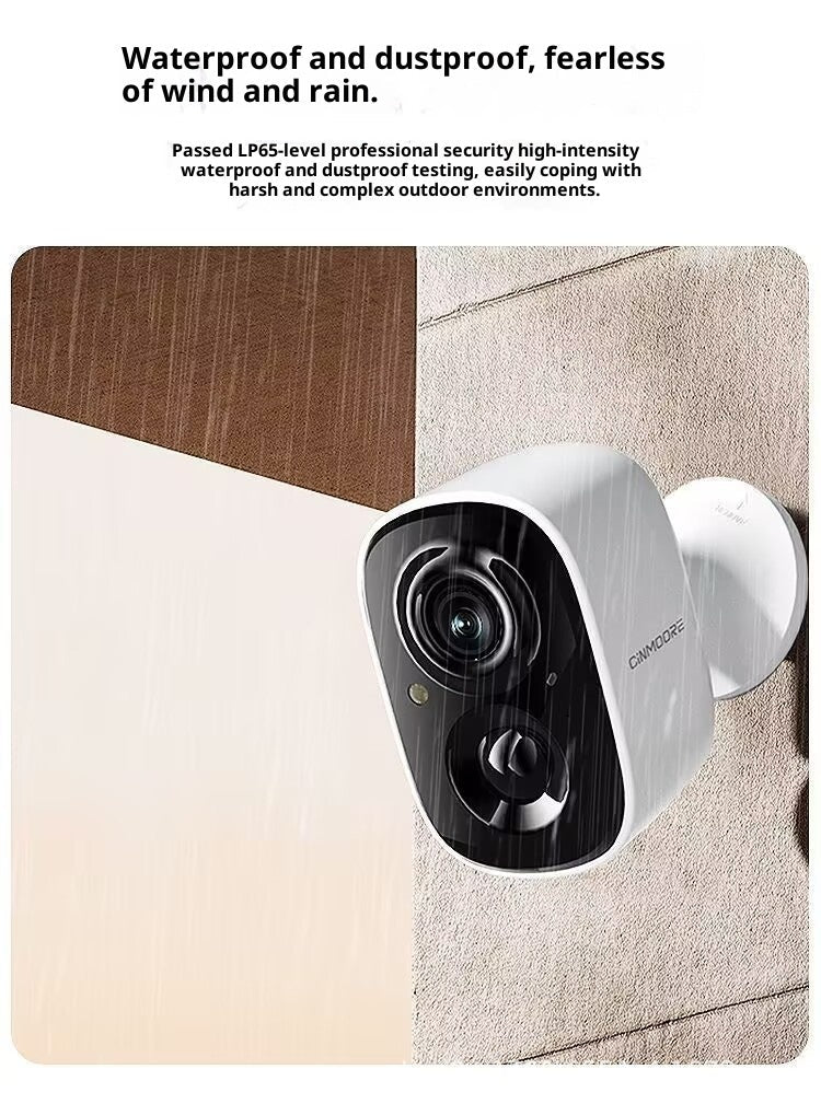 Caméra de surveillance WiFi sans fil BC22. Vision nocturne couleur HD, sécurité intelligente - Gadgets - shop
