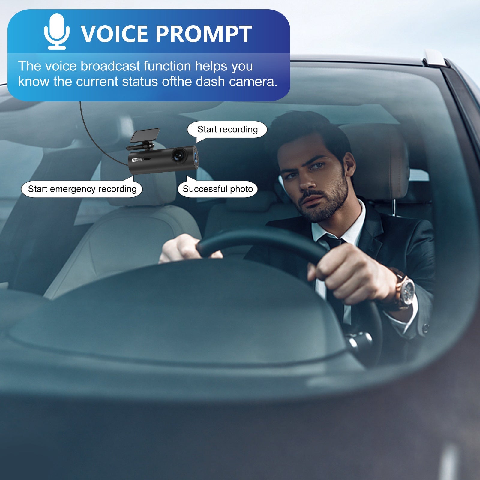 Dashcam 4K Wi - Fi pour voiture - Gadgets - shop